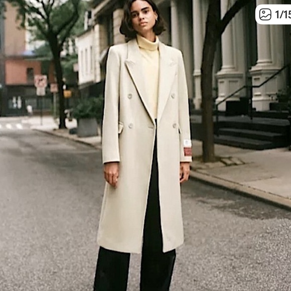 Babaton Jackets & Blazers - Babaton The Constant Coat in Beige bone small new